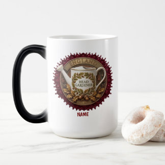 Caneca Mágica Jardineiro-Chefe | Relógio de Pulso Personalizado 