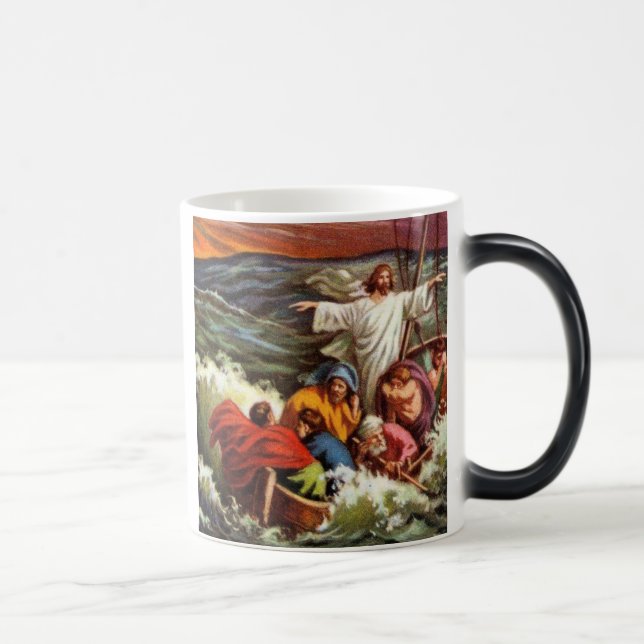 Caneca Mágica Jesus acalma a tempestade (Direita)