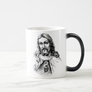 Caneca Mágica jesus, deus exige sua fé.  Porque ele…