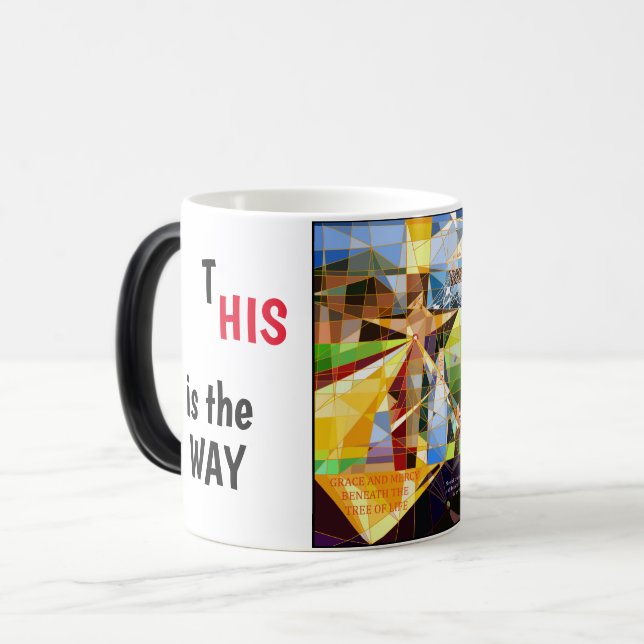 Caneca Mágica Jesus é o caminho (Frente Esquerda)