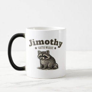 Caneca Mágica Jimothy Guaxinim Vida Selvagem Seattle