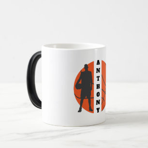 Caneca Mágica Jogador de Basquete Personalizado Morphing Mug