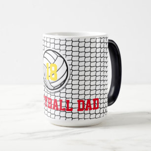 Caneca Mágica Jogador de Voleibol e Jogador de Números