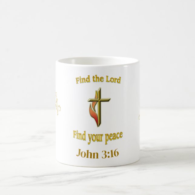 Caneca Mágica John 3:16 (Centro)