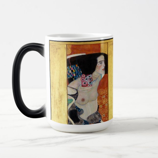 Caneca Mágica Judith II (Salomé) por Gustav Klimt (Esquerda)