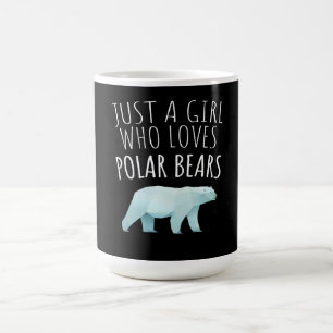 Caneca Mágica Just A Girl Who Loves Polar Bears Animal Lover