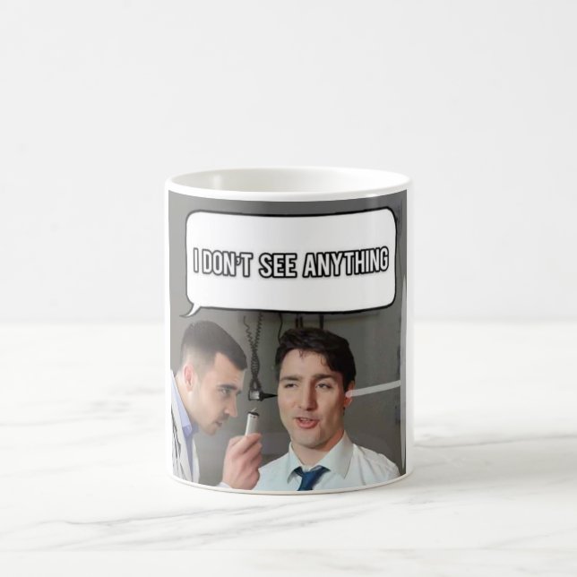 Caneca Mágica Justin Trudeau Mug (Centro)
