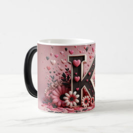 Caneca Mágica K Valentine Alphabet 3D