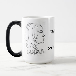 Caneca Mágica Kamala Harris: Liderança e Inspiração