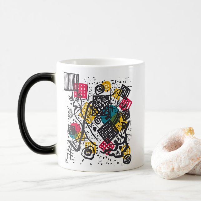 Caneca Mágica Kandinsky Small Worlds V Bauhaus Art Mug (Com Donut)