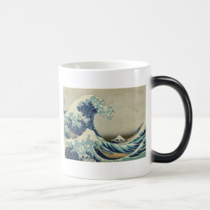 Caneca Mágica Katsushika Hokusai: A grande onda em Kanagawa
