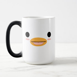 Caneca Mágica Kawaii Duck Tongue "Muito fofo para ser sério."