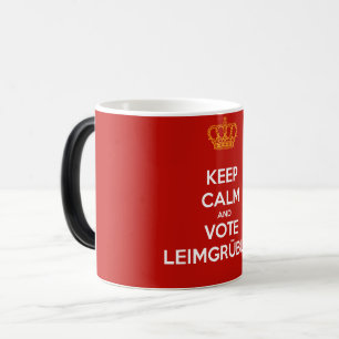 Caneca Mágica Keep Calm and VOTE Leimgrübler taça (CONVERSAS