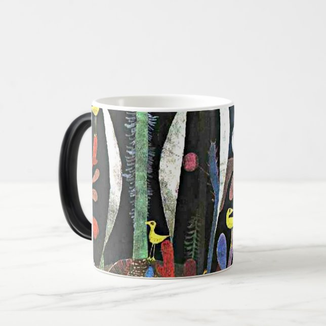 Caneca Mágica Klee - Paisagem com Aves Amarelas (Frente Esquerda)