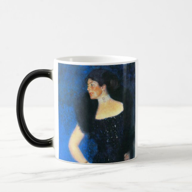 Caneca Mágica Klimt Retrato da Rosa von Rosthorn-Friedmann (Esquerda)