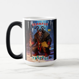 Caneca Mágica Krampus Tenha Cuidado
