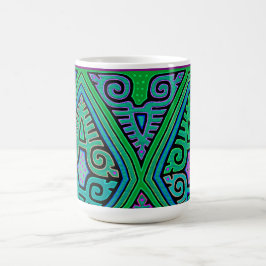 Caneca Mágica Kuna Indian Diamond Mola