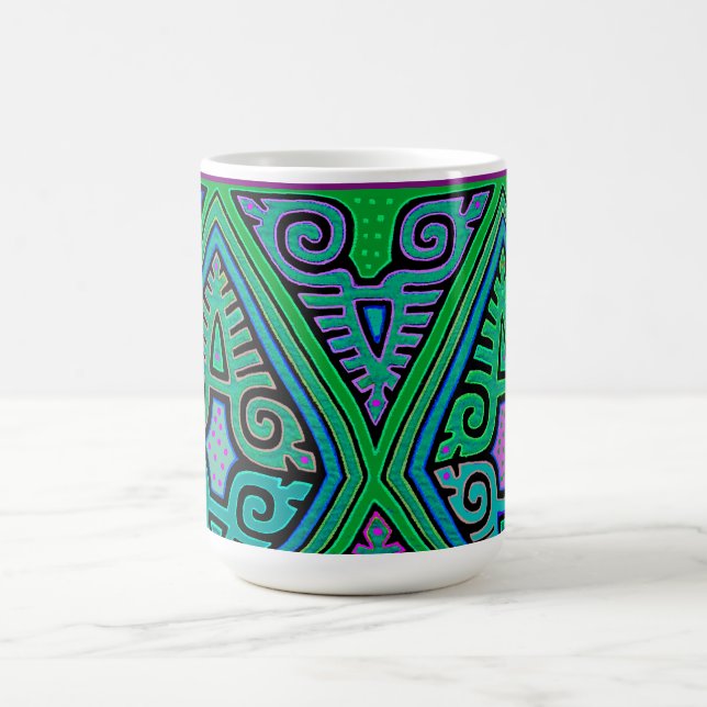 Caneca Mágica Kuna Indian Diamond Mola (Center)