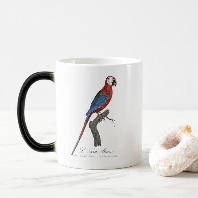 Caneca Mágica L' Ara Macao / Red and green Macaw (Com Donut)