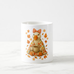 Caneca Mágica Laço de Gansa Coquette com Cobertor de Café Vibraç