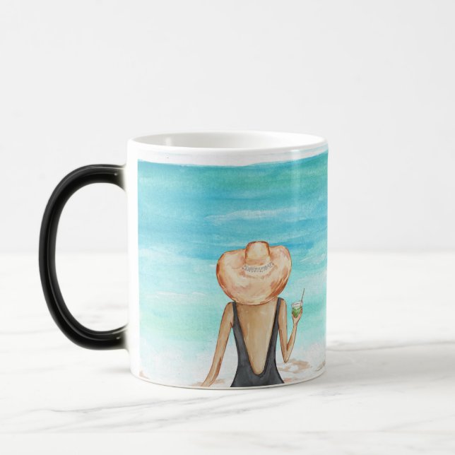 Caneca Mágica ladie na praia (Esquerda)