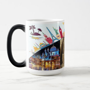 Caneca Mágica Lâmpadas e Copas