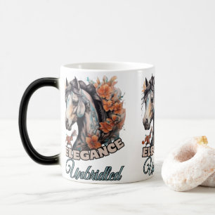Caneca Mágica Laranja Flor Cavalo Adorado: Artista Feminina