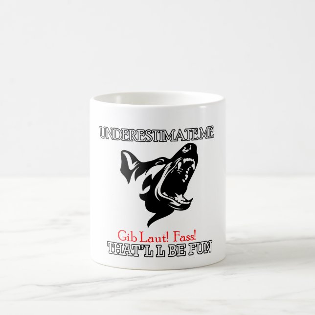 CANECA MÁGICA LATIDO SCHUTZHUND GERMAN SHEPHERD (Centro)