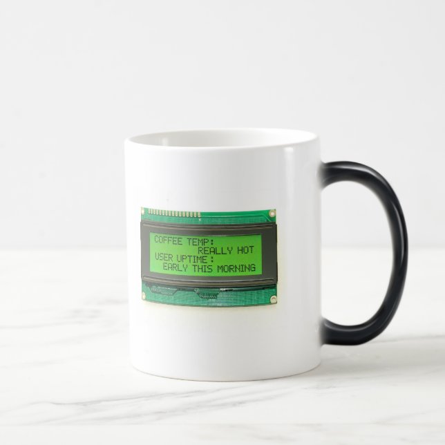 Caneca Mágica LCD Smartie - café LCD (Direita)