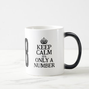 Caneca Mágica Legal mudança de cor mantenha calma 48º presente d