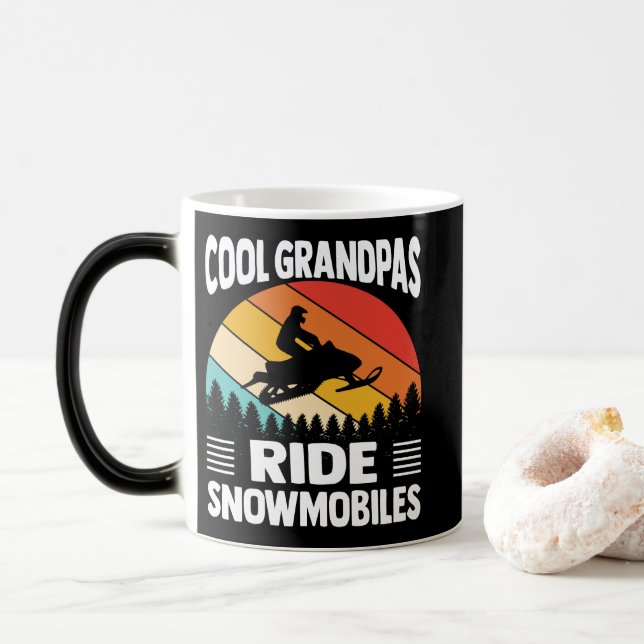 Caneca Mágica Legal Vovô Ride Snowmobiles Garndpa (Com Donut)