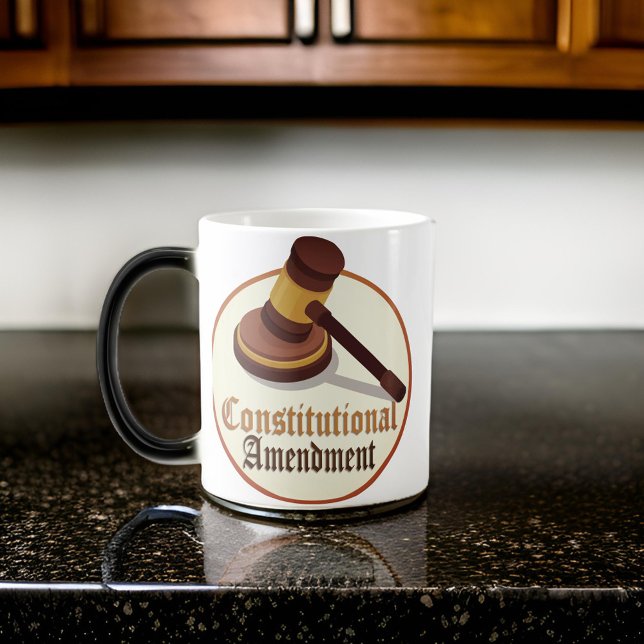 Caneca Mágica Legenda do Juiz Estudante Gavel | Mug (Criador carregado)