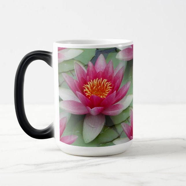 Caneca Mágica Lily de Água do Lotus Rosa (Esquerda)