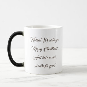 Caneca Mágica Linda Escrita Personalizada para o Natal