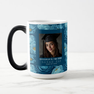 Caneca Mágica Linda Flor de Ranúnculo Formatura Faculdade