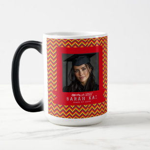 Caneca Mágica Linda impressão Chevron para formatura da neta