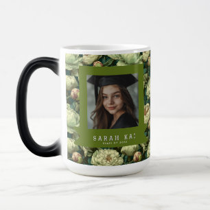 Caneca Mágica Lindo Presente de Impressão de Peônias