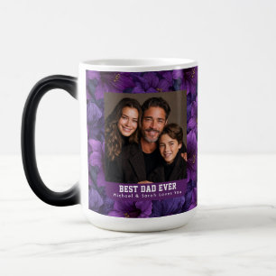 Caneca Mágica Lírio Amarelo Botânico Pai Cachorro Presente Único