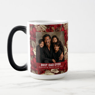 Caneca Mágica Lírio Amarilis Borgonha Celebração Pai Papai