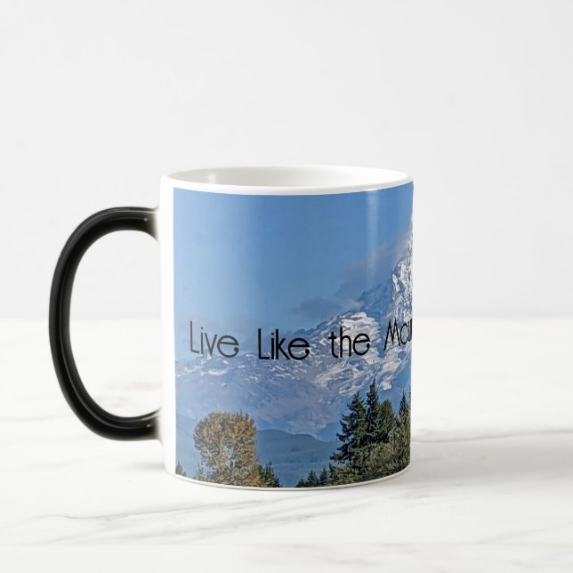 Caneca Mágica Live Like the Mountain is Out - Monte Rainier Mug (Esquerda)