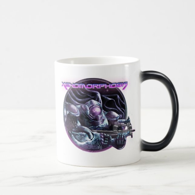 Caneca Mágica Logotipo do círculo de Xenomorphosis (Direita)
