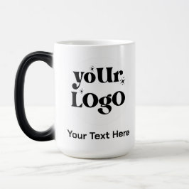 Caneca Mágica Logotipo e texto minimalistas