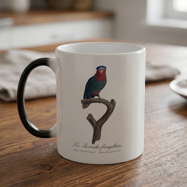 Caneca Mágica Loriqueut de Coroa Azul, Vini Australis (Blue-Crowned Lorikeet, Vini Australis. Color Morph Mug)