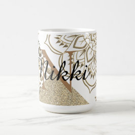 Caneca Mágica Lotus Leopard Monograma Personalizado