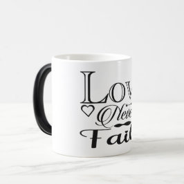 Caneca Mágica Love never fails