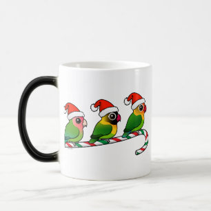 Caneca Mágica Lovebird Candy Cane