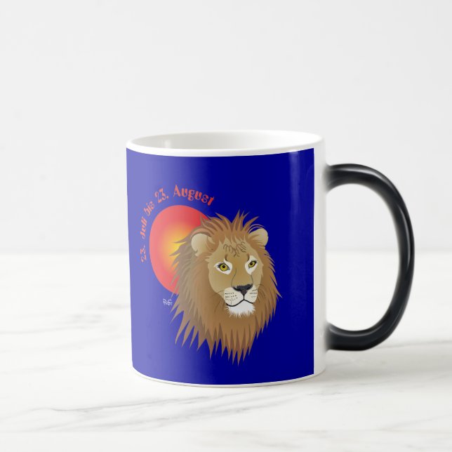 Caneca Mágica Löwe 23. Juli bis 22. August Tasse (Direita)