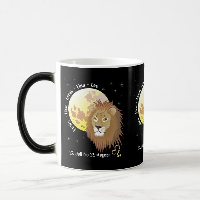Caneca Mágica Löwe 23. Juli bis 22. August Tasse (Esquerda)