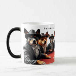 Caneca Mágica Loyal Pack - Poker Dogs Magic Morphing Mug