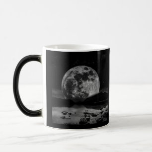 Caneca Mágica Lua Cheia P&B